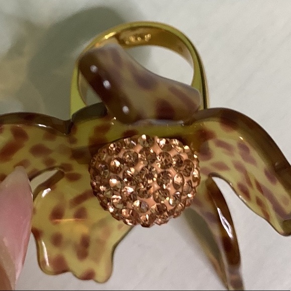 LELE Sadoughi leopard paper LELE Ring size 7 - Picture 6 of 7